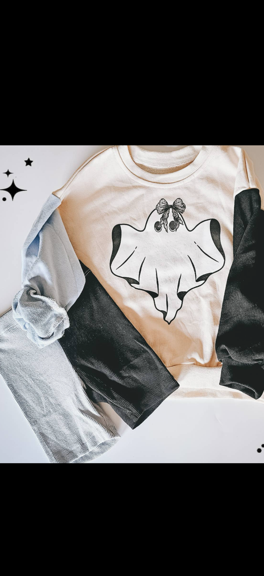 Spooky Ghost Biker Short Set