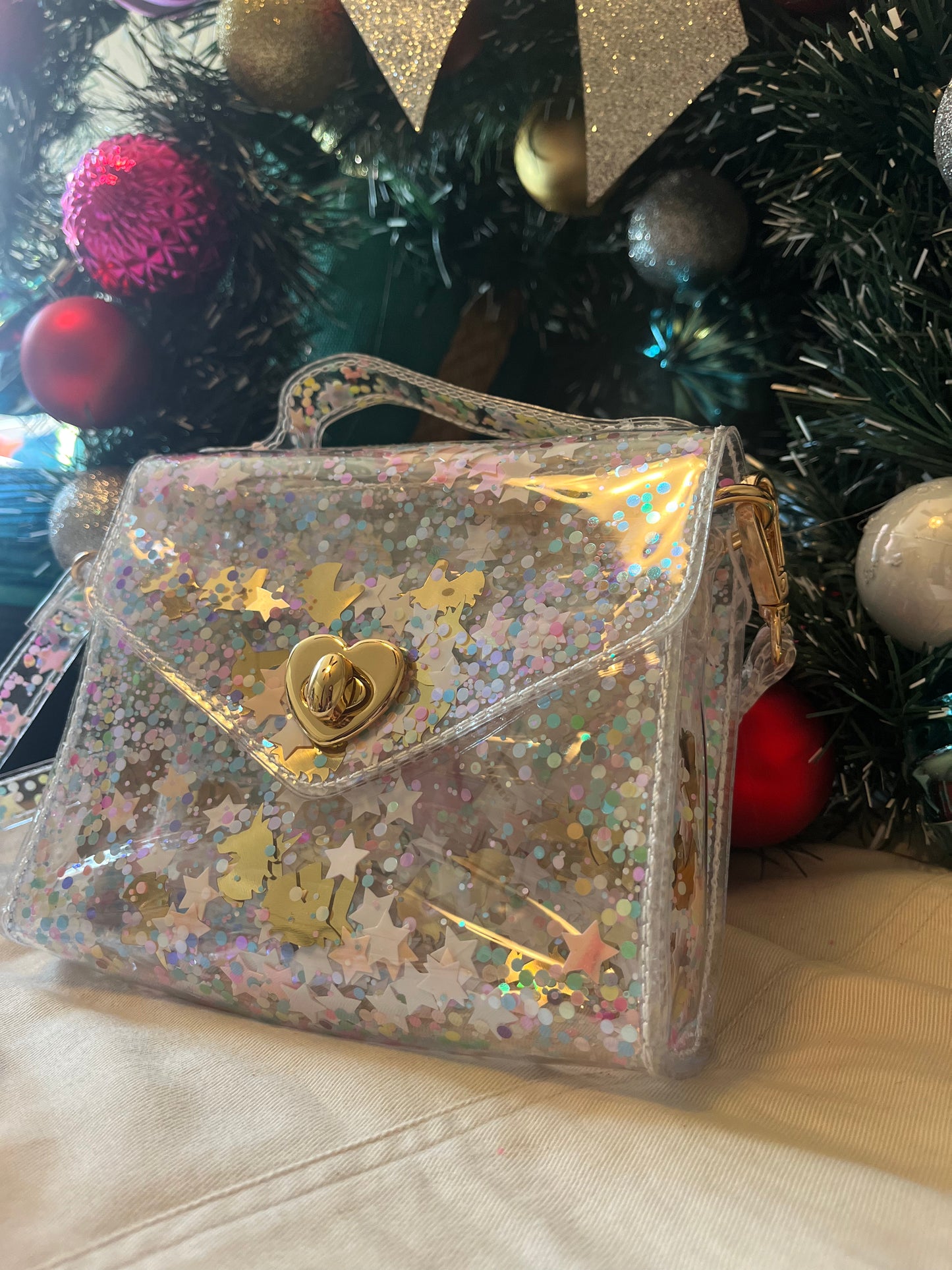 CARRYING KIND Gussie Unicorn Sparkle Purse