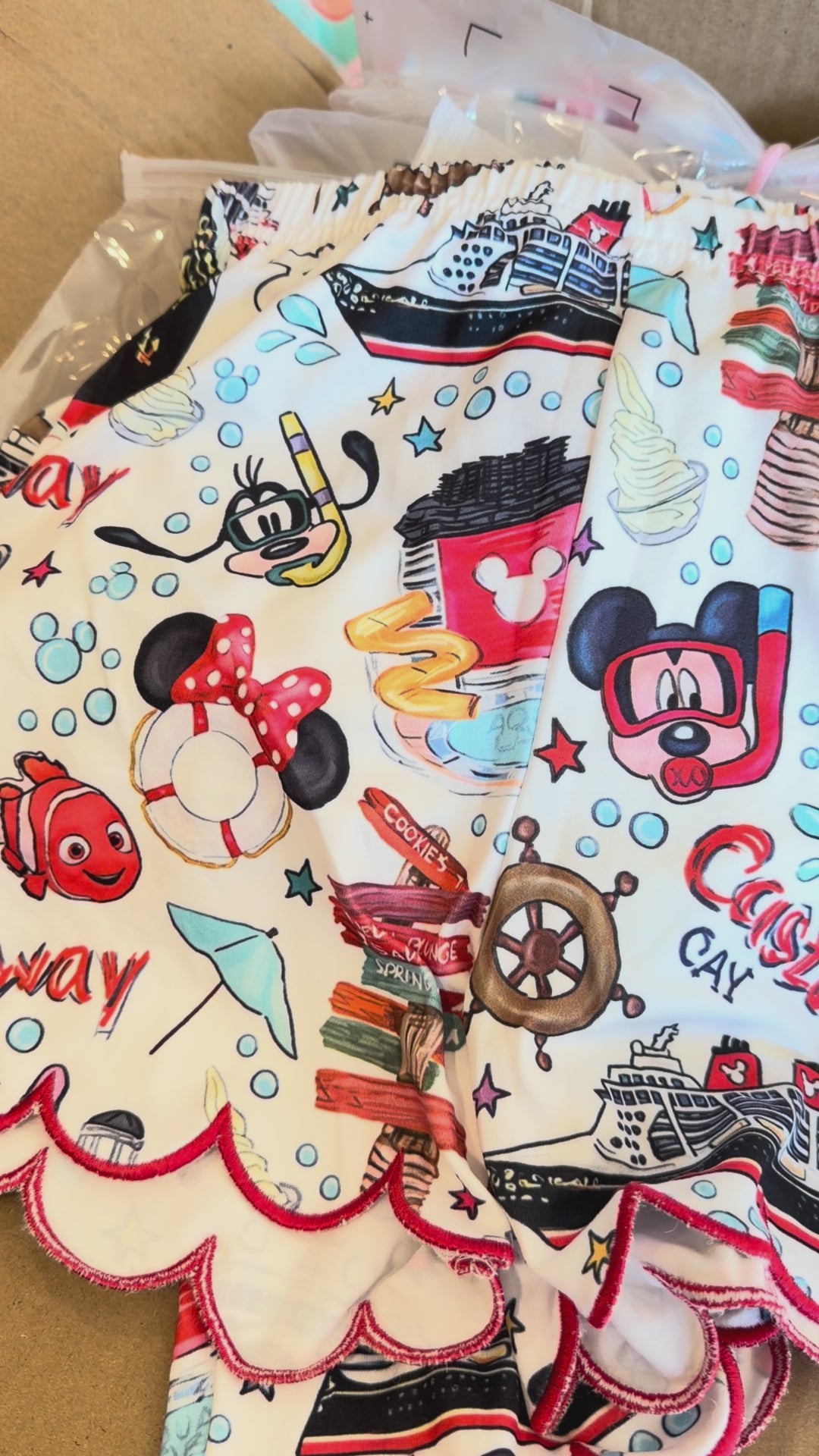 Disney Cruise short sets