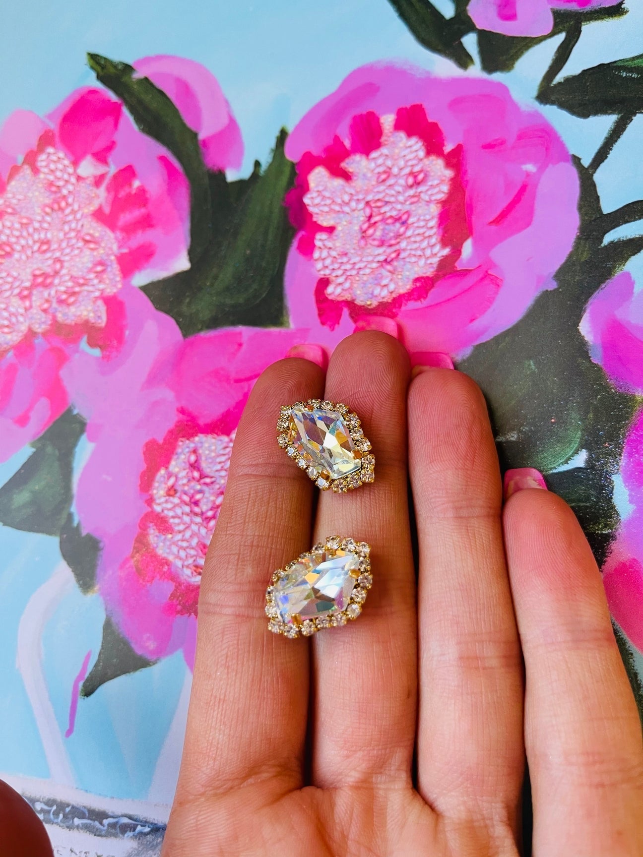 FEED ME GEMS✨Crystal studs